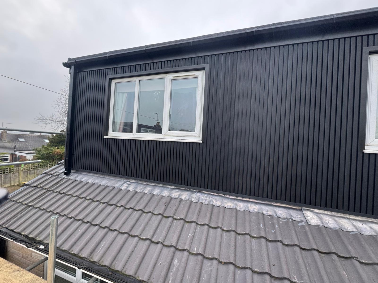Anthracite Cladding & New Tile Roof