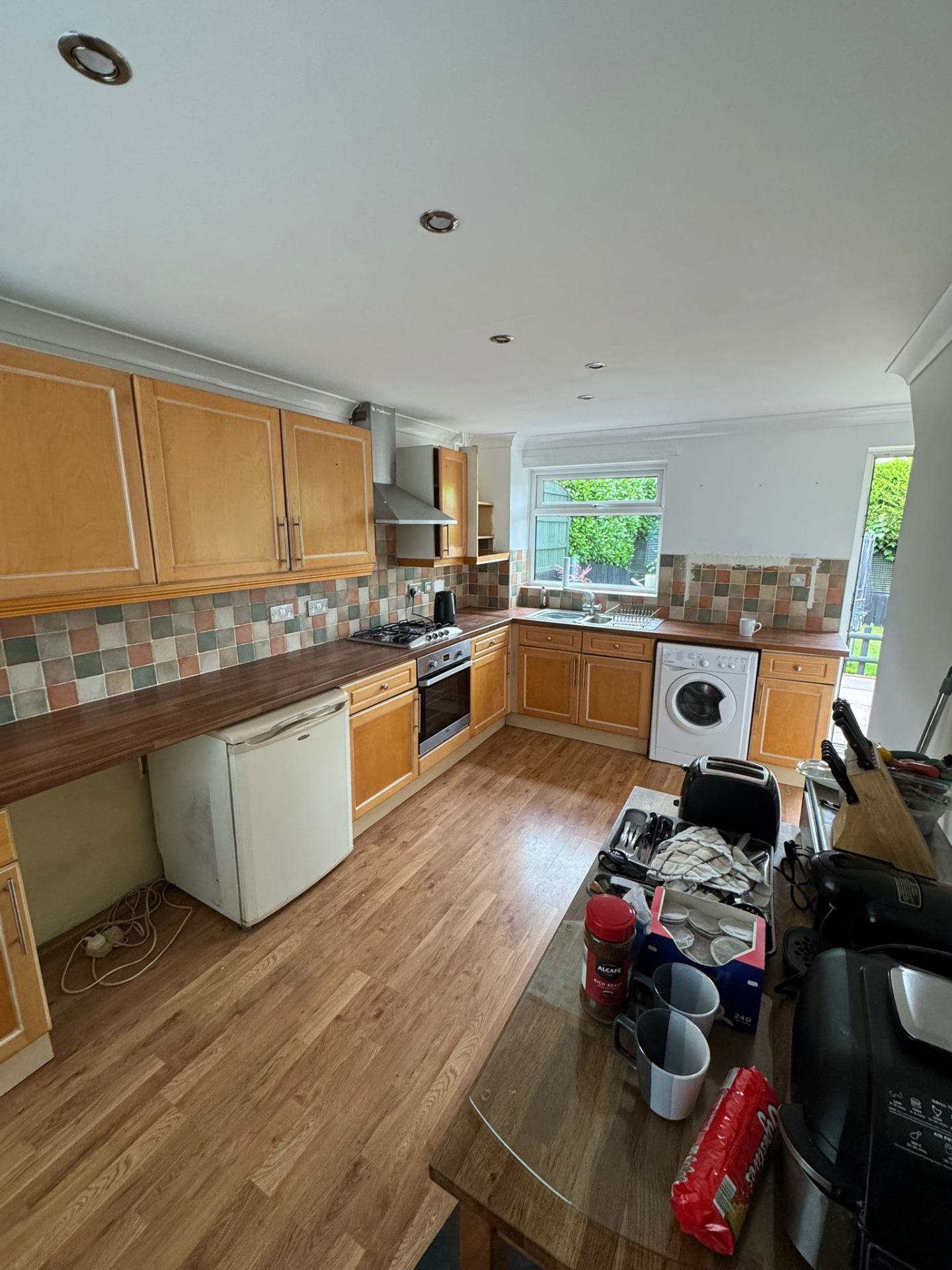 Dated Oak Kitchen — Before
