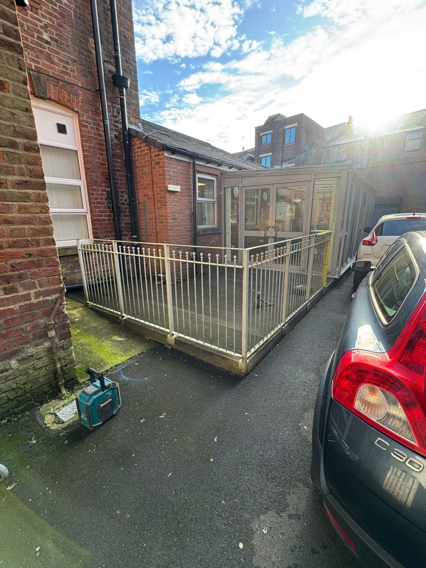 Cream Railings — Before Replacement