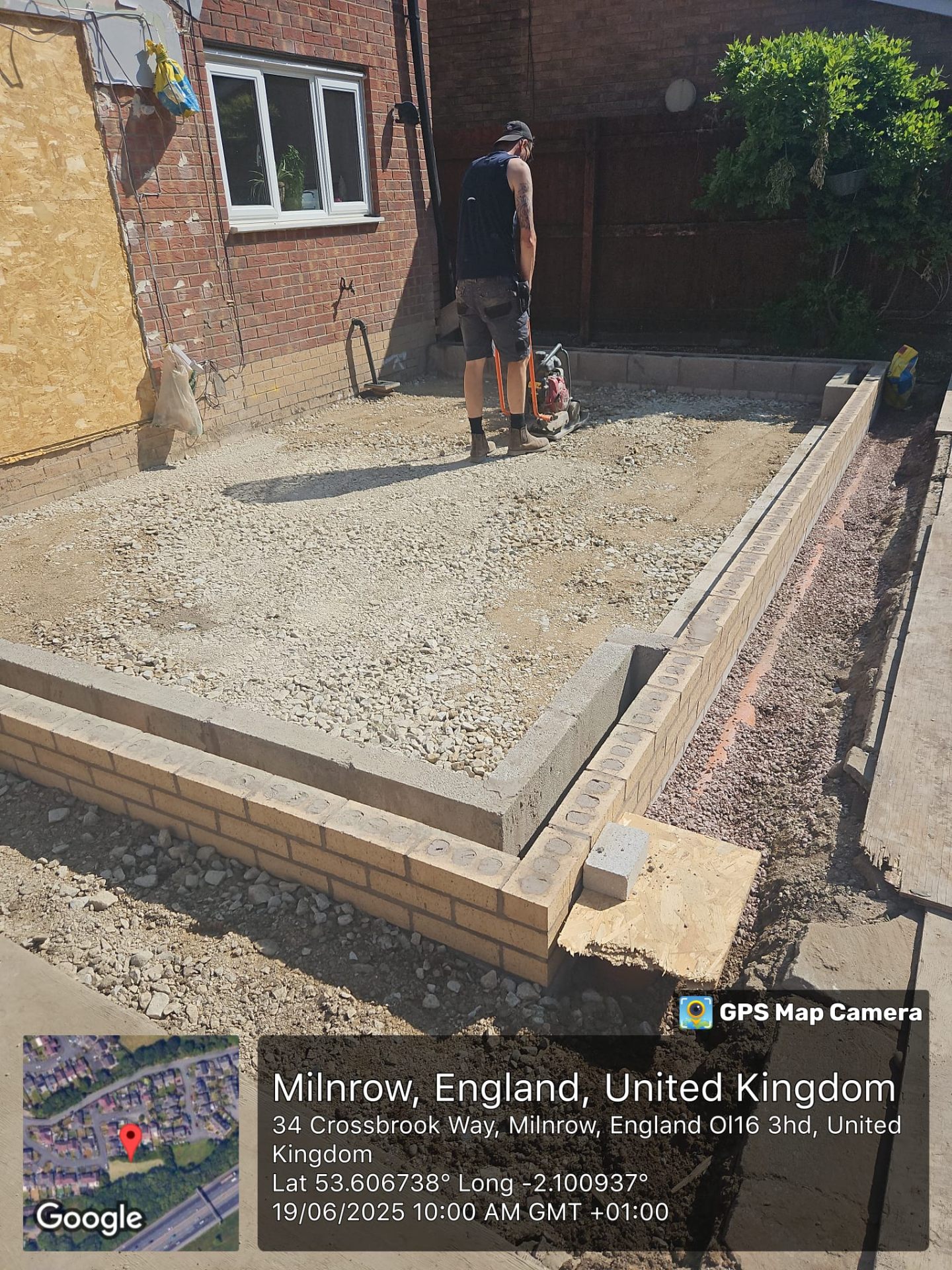 Foundations & Sub-Base — Milnrow Extension