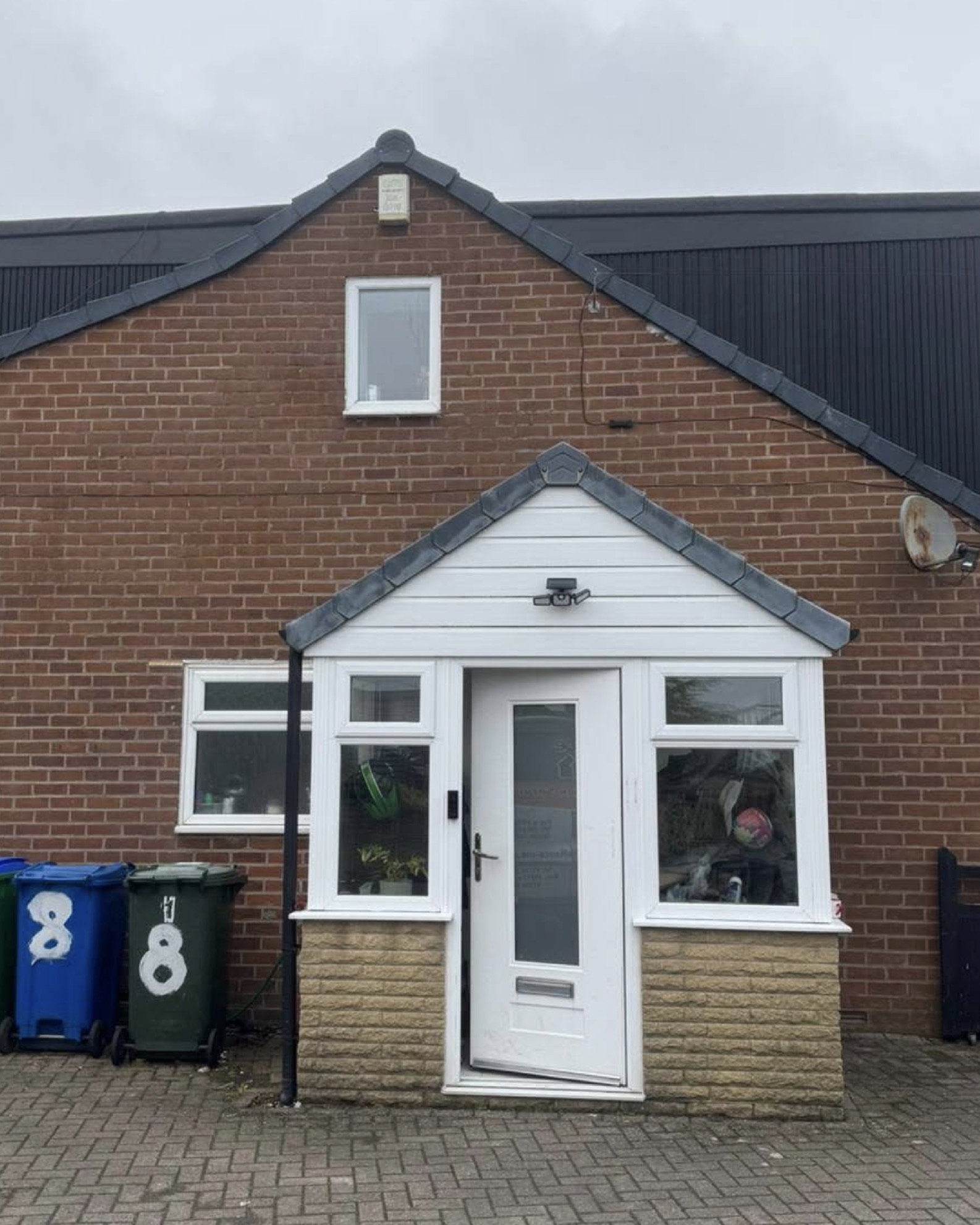 Brick & uPVC Porch